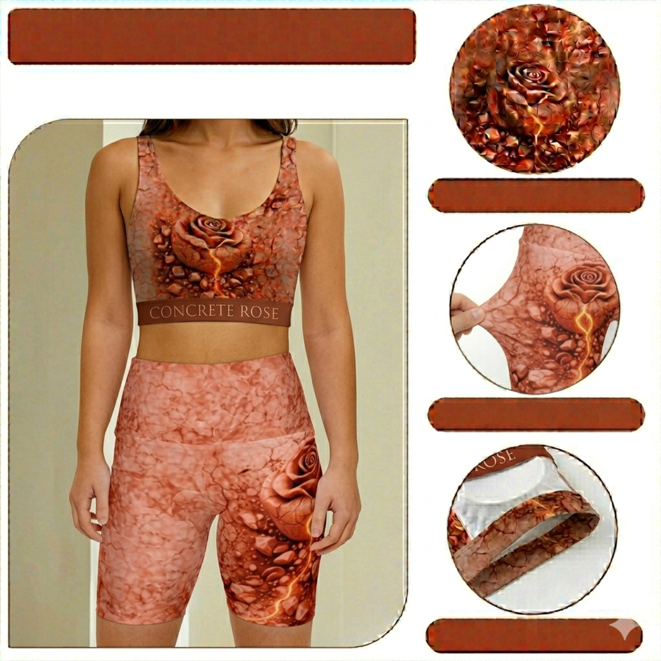 Rose Gold | Rose Petal Sports Bra product thumbnail image