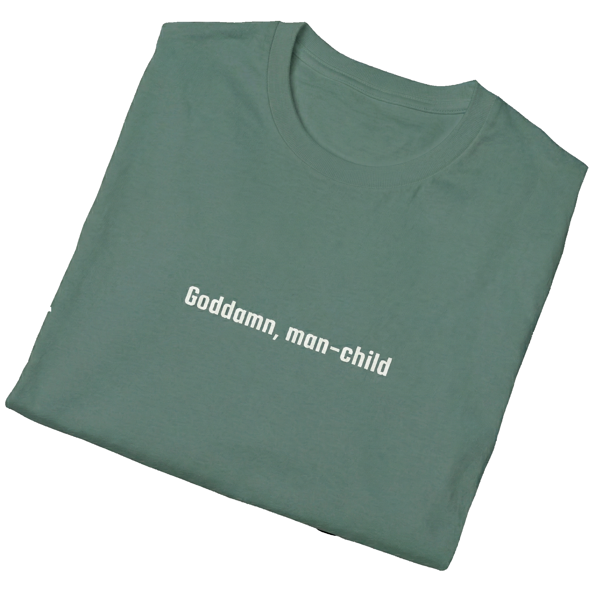 Goddamn Man-Child T-Shirt — Organic Cotton Gift for Dads &amp; Husbands product thumbnail image