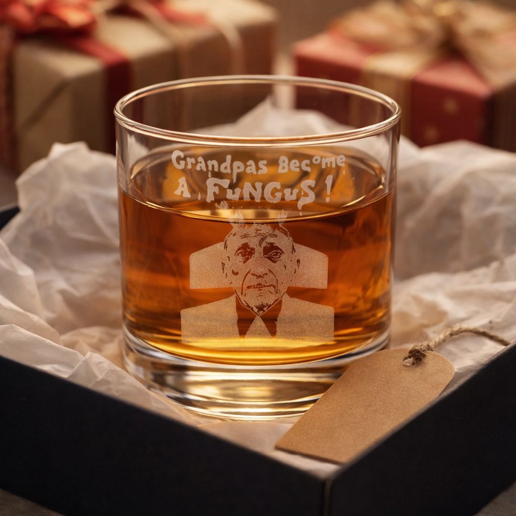 GBF Engraved 10.5oz "Old Man" Whiskey Glass product thumbnail image GBF Engraved 10.5oz "Old Man" Whiskey Glass product thumbnail image