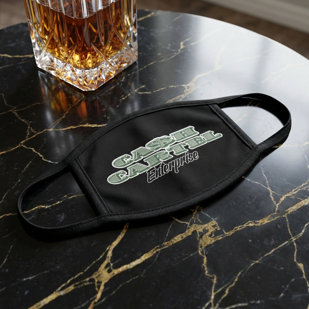 Cash Cartel Logo Face Mask  product thumbnail image