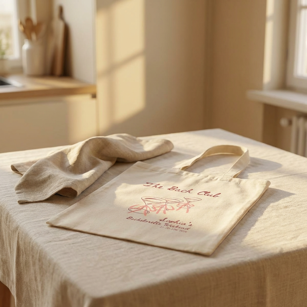 Personalised The Bach Club Canvas Tote Bag for Bachelorette Party product thumbnail image Personalised The Bach Club Canvas Tote Bag for Bachelorette Party product thumbnail image