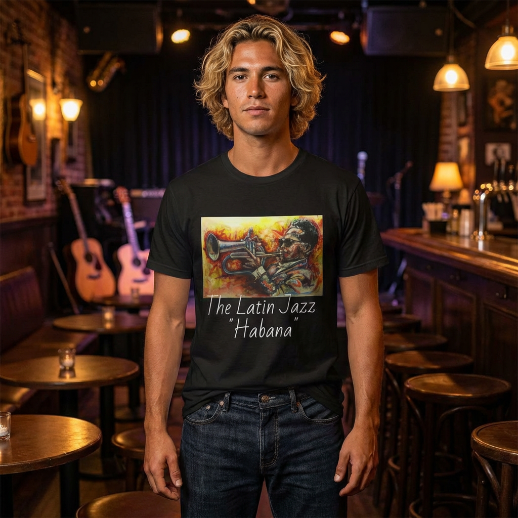 Jazz Musician Graphic Tee product thumbnail image Jazz Musician Graphic Tee product thumbnail image