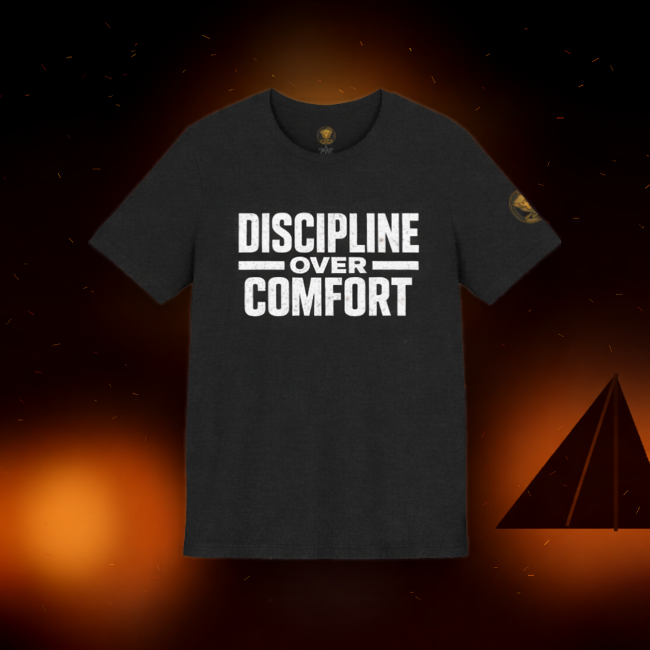 Discipline Over Comfort T-Shirt  - Patriotic apparel from Above Ground Gear