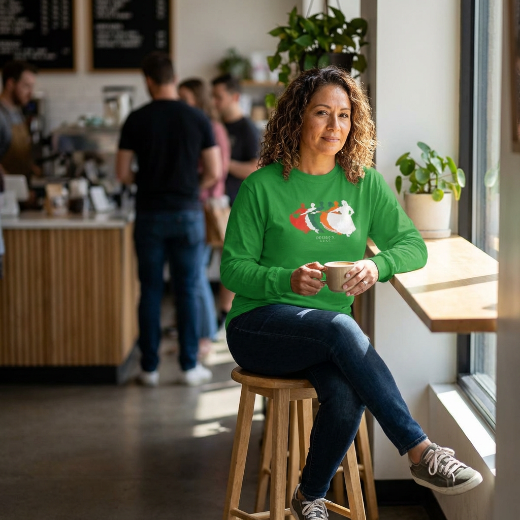 Broken Luxe Cinco de Mayo Long Sleeve Tee — Women's Festive Top product thumbnail image