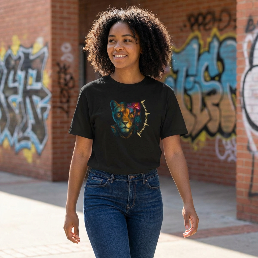 7 Lioness Drop Shoulder - “Don’t Follow Trends, Set Them” Tee product thumbnail image 7 Lioness Drop Shoulder - “Don’t Follow Trends, Set Them” Tee product thumbnail image