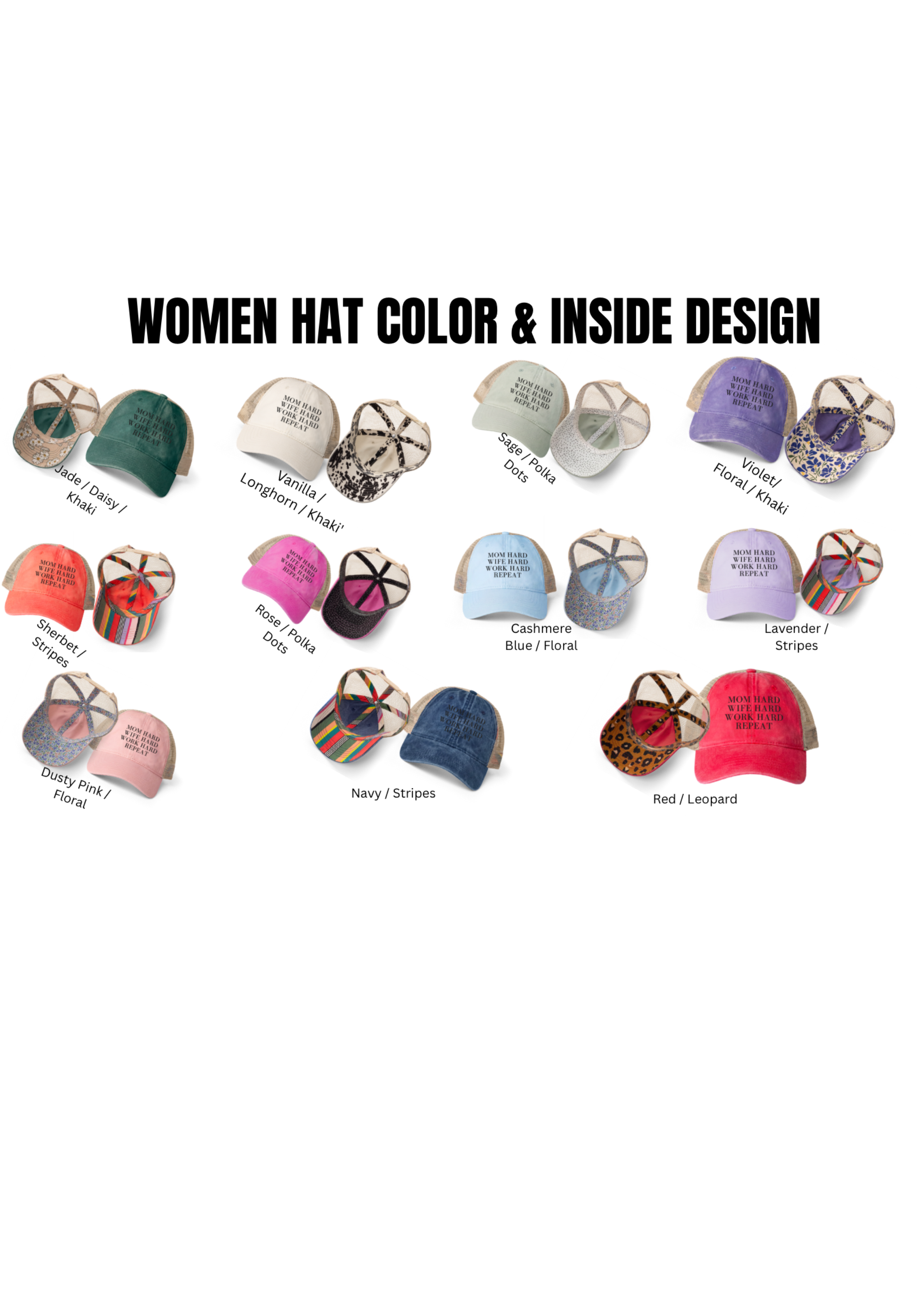 Mom Life Trucker Hat, Mom Hard Wife Hard Work Hard Repeat Hat, Funny Mom Hat, Gift for Mom, Busy Mom Cap, Mothers Day Gift, Mama Hat l product thumbnail image Mom Life Trucker Hat, Mom Hard Wife Hard Work Hard Repeat Hat, Funny Mom Hat, Gift for Mom, Busy Mom Cap, Mothers Day Gift, Mama Hat l product thumbnail image