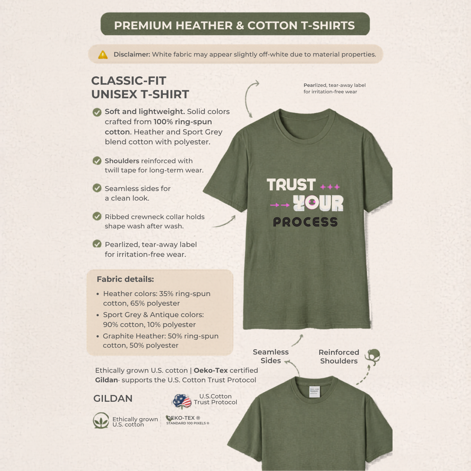 Trust The Process T-Shirt – Focus. Grind. Elevate. FS™ product thumbnail image