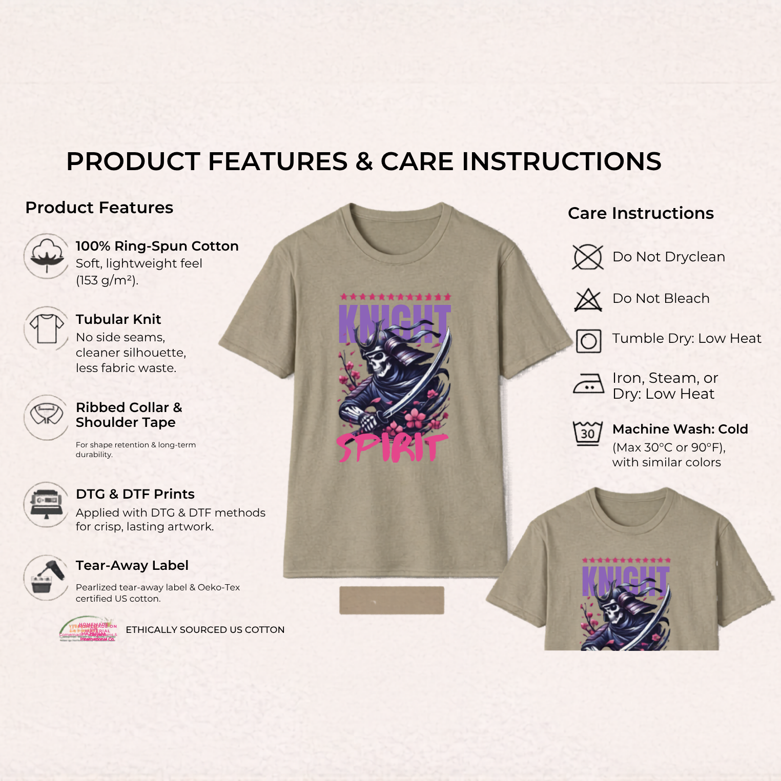 Knight-Samurai Tee – Discipline. Focus. Strength. FS™ product thumbnail image Knight-Samurai Tee – Discipline. Focus. Strength. FS™ product thumbnail image