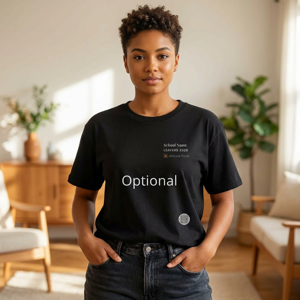 Leavers 2026 Personalised Interactive Boxy Tee product thumbnail image