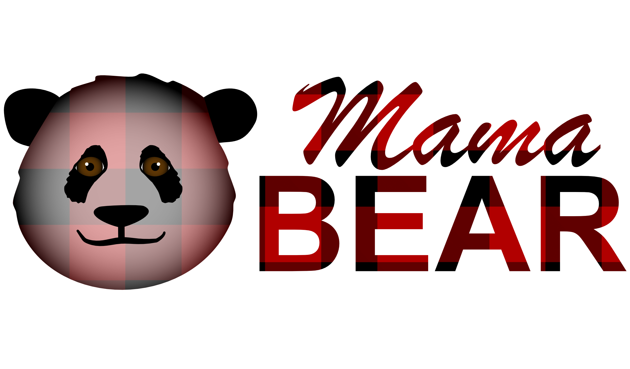 Mama Bear Plaid Panda Coffee Mug – 11/15oz Gift for Moms product thumbnail image