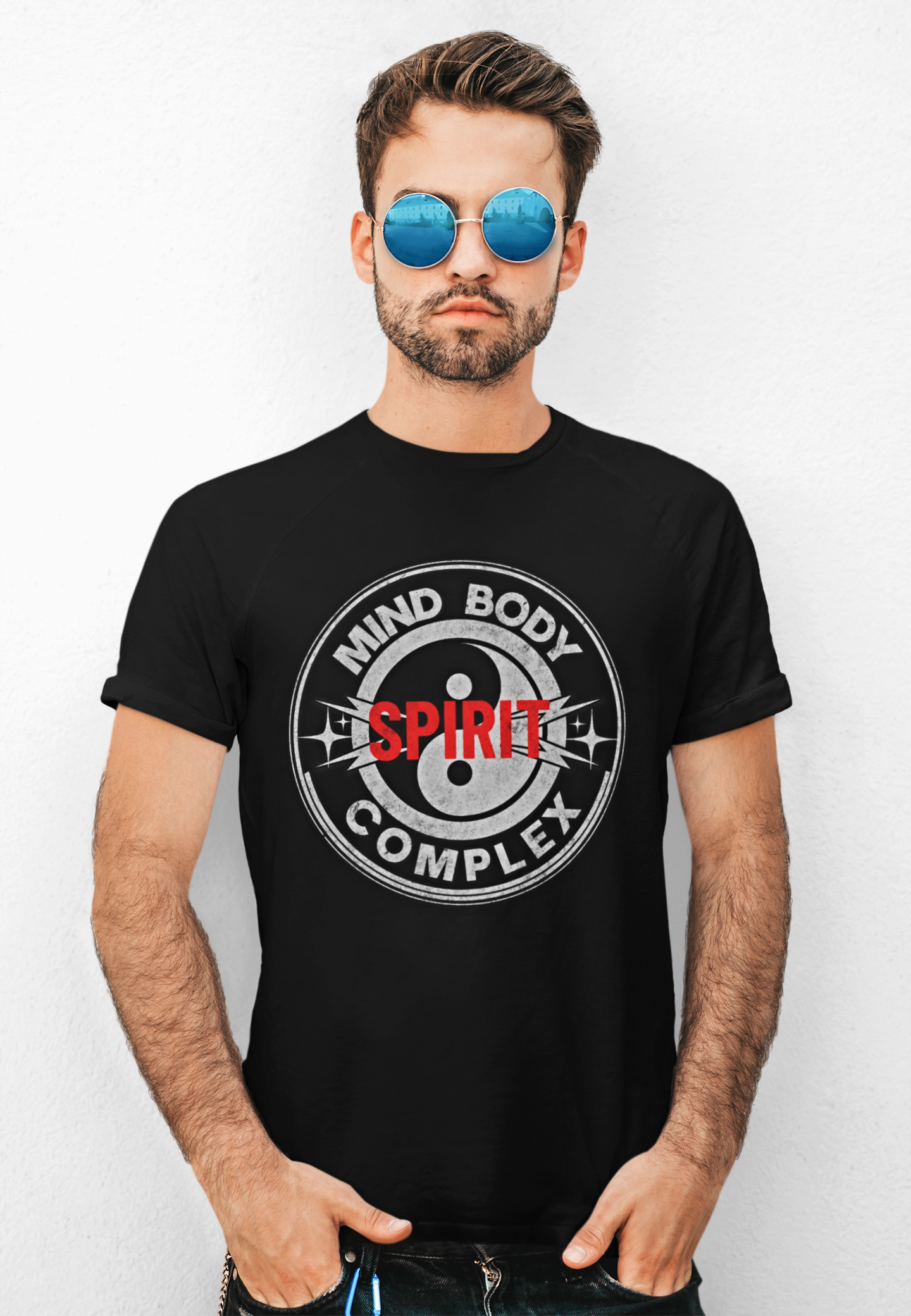 Mind Body Spirit Complex Yin Yang Tee — Law of One Lightworker T-Shirt