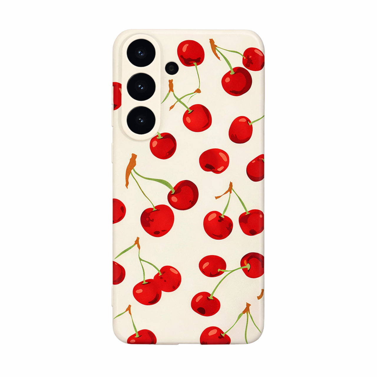Cherry Pattern Phone Case | Red Cherries Summer Fruit Design product thumbnail image