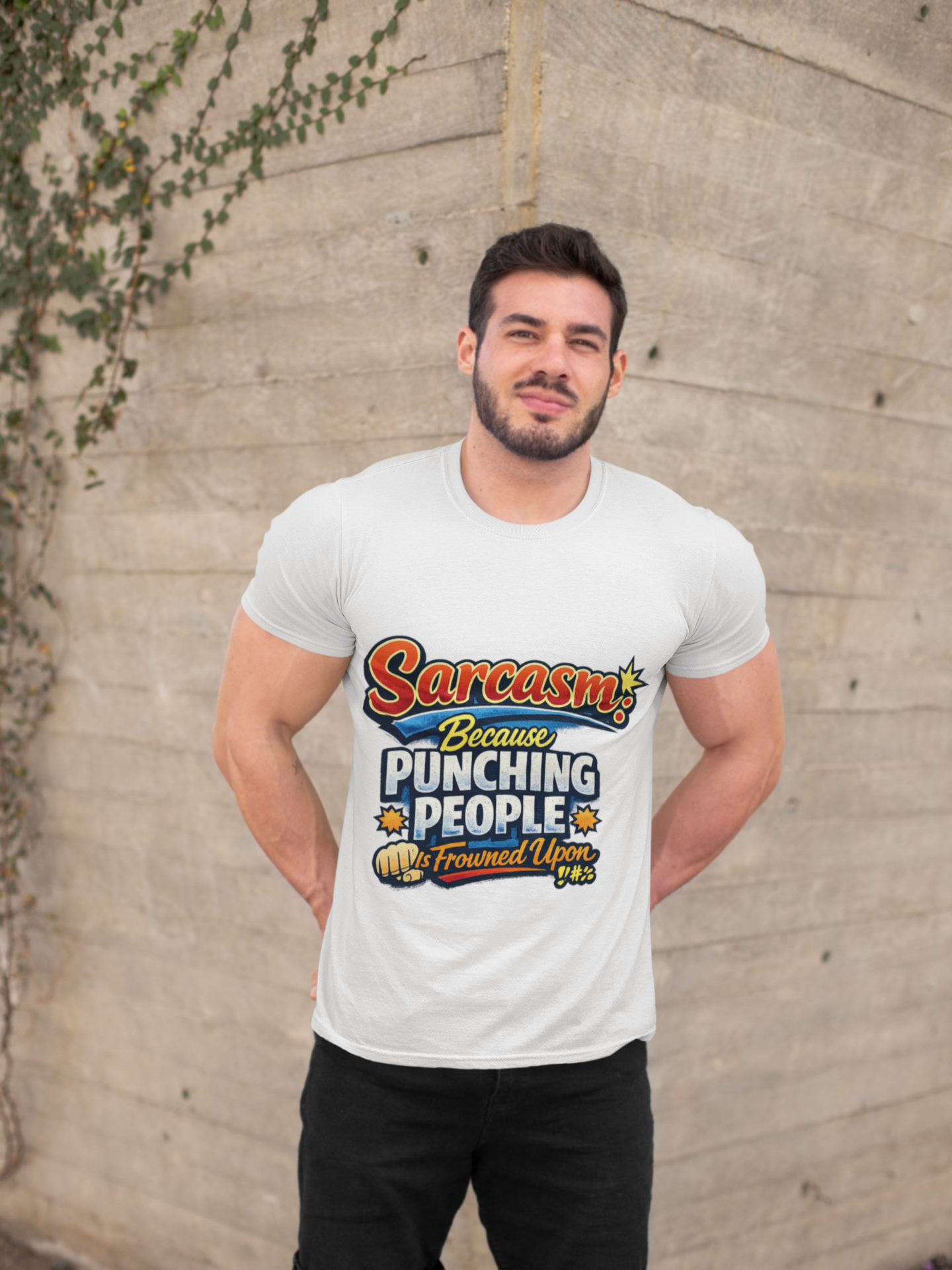 Unisex "Sarcasm: Because Punching People Was Frowned Upon" 