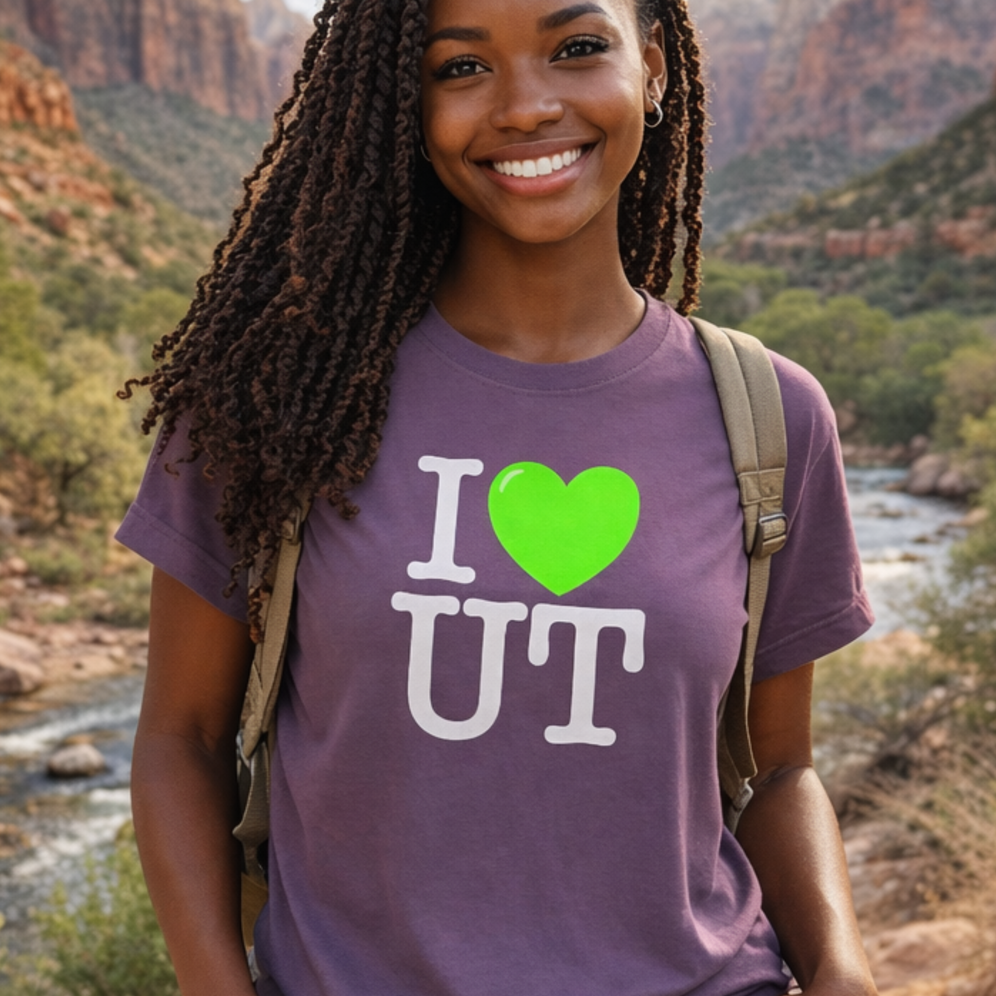 I Heart Utah - Lime Jello Edition Short-Sleeve Tee product thumbnail image I Heart Utah - Lime Jello Edition Short-Sleeve Tee product thumbnail image