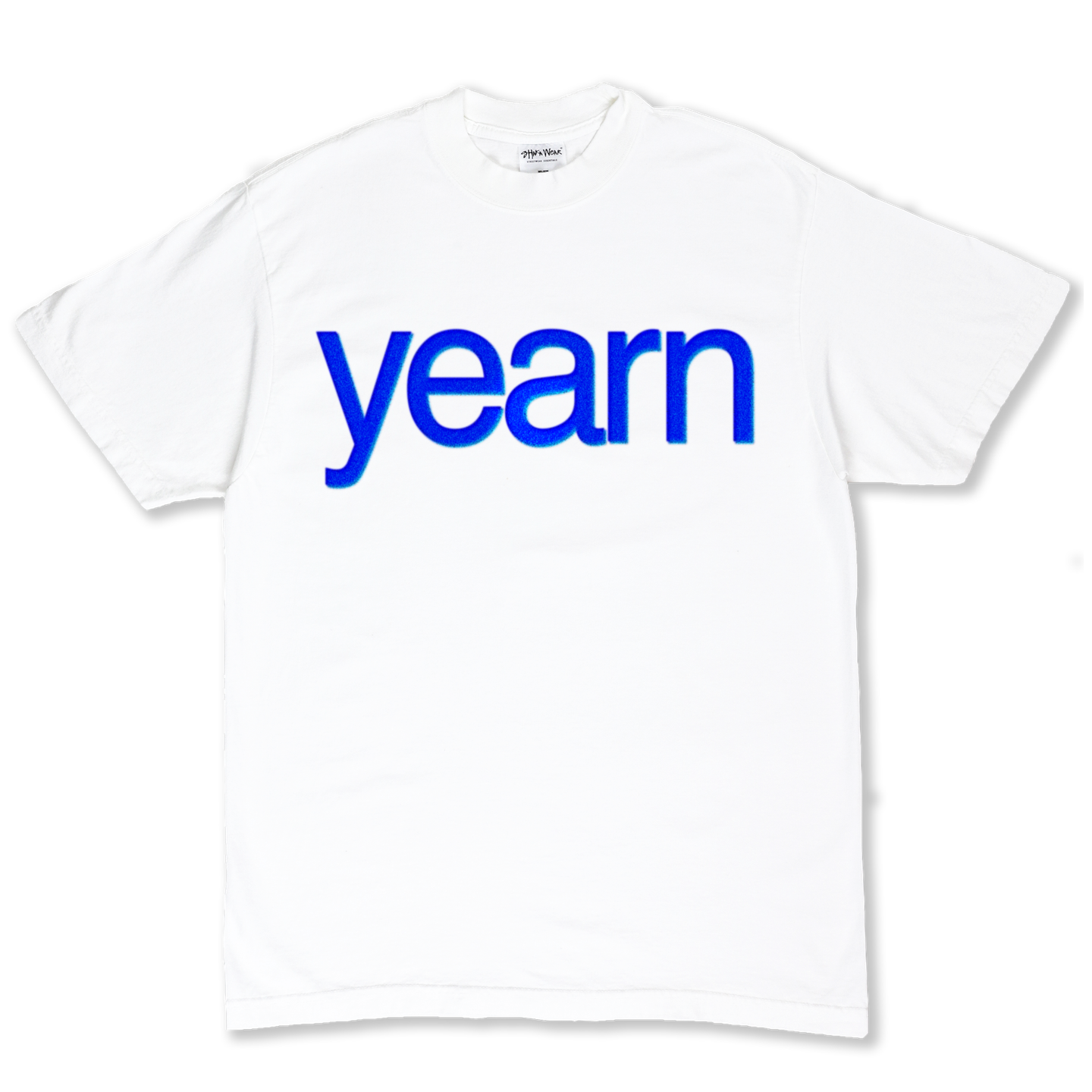 THE YEARN ESSENTIALS TEE | WHITE & BLUE product thumbnail image THE YEARN ESSENTIALS TEE | WHITE & BLUE product thumbnail image