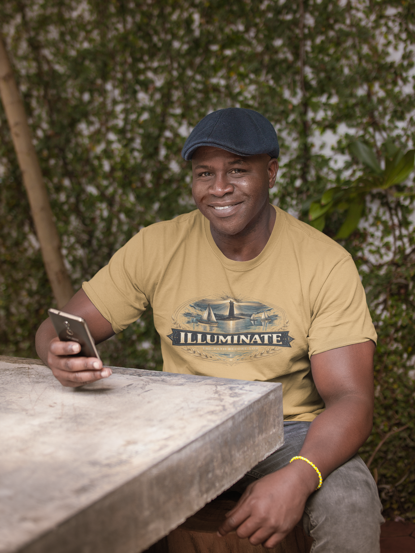 Illuminate Sailing/Lighthouse Graphic Tee product thumbnail image