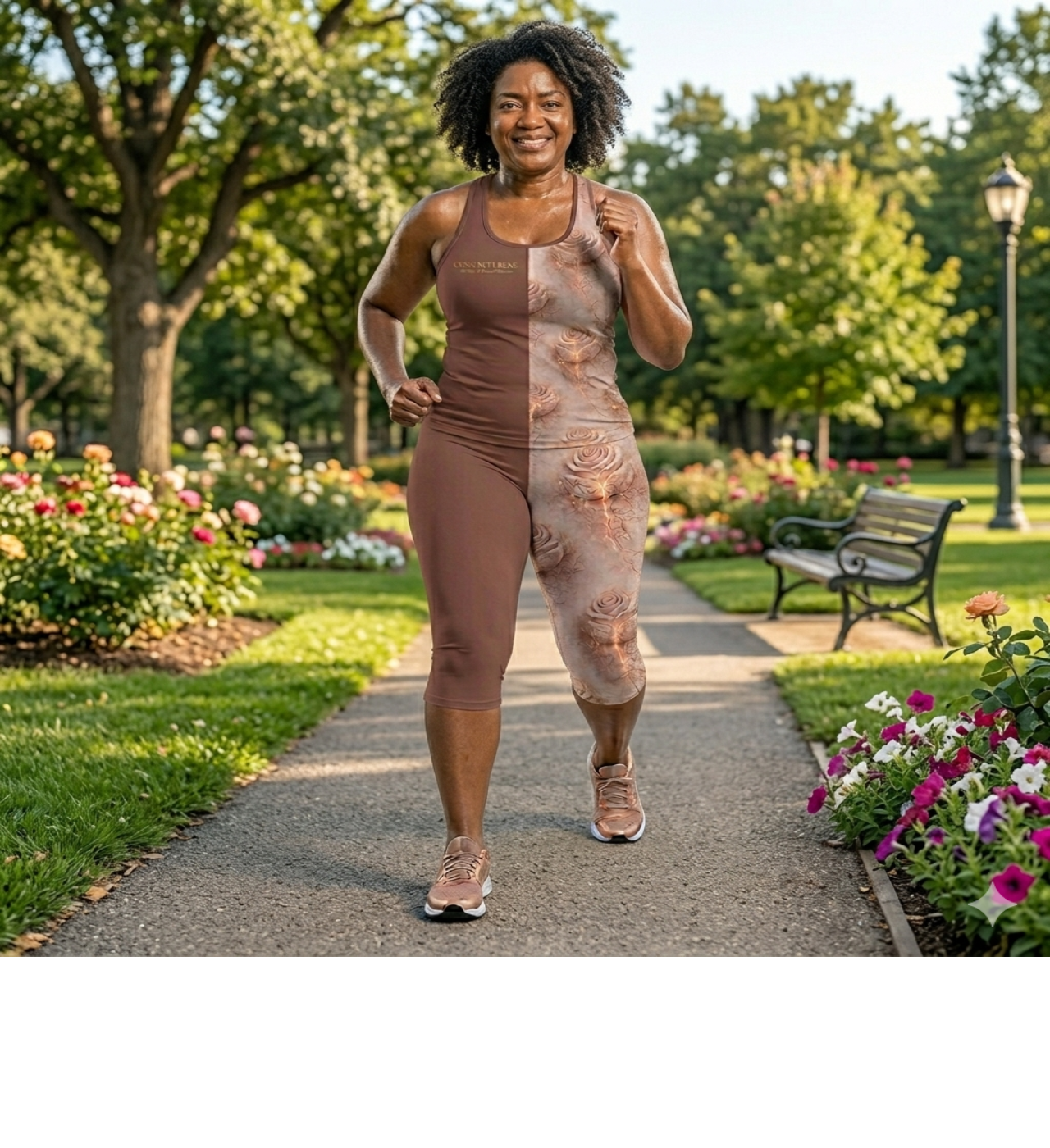 Concrete Rose | Cracked Rose Capri Leggings Limited Edition product thumbnail image Concrete Rose | Cracked Rose Capri Leggings Limited Edition product thumbnail image