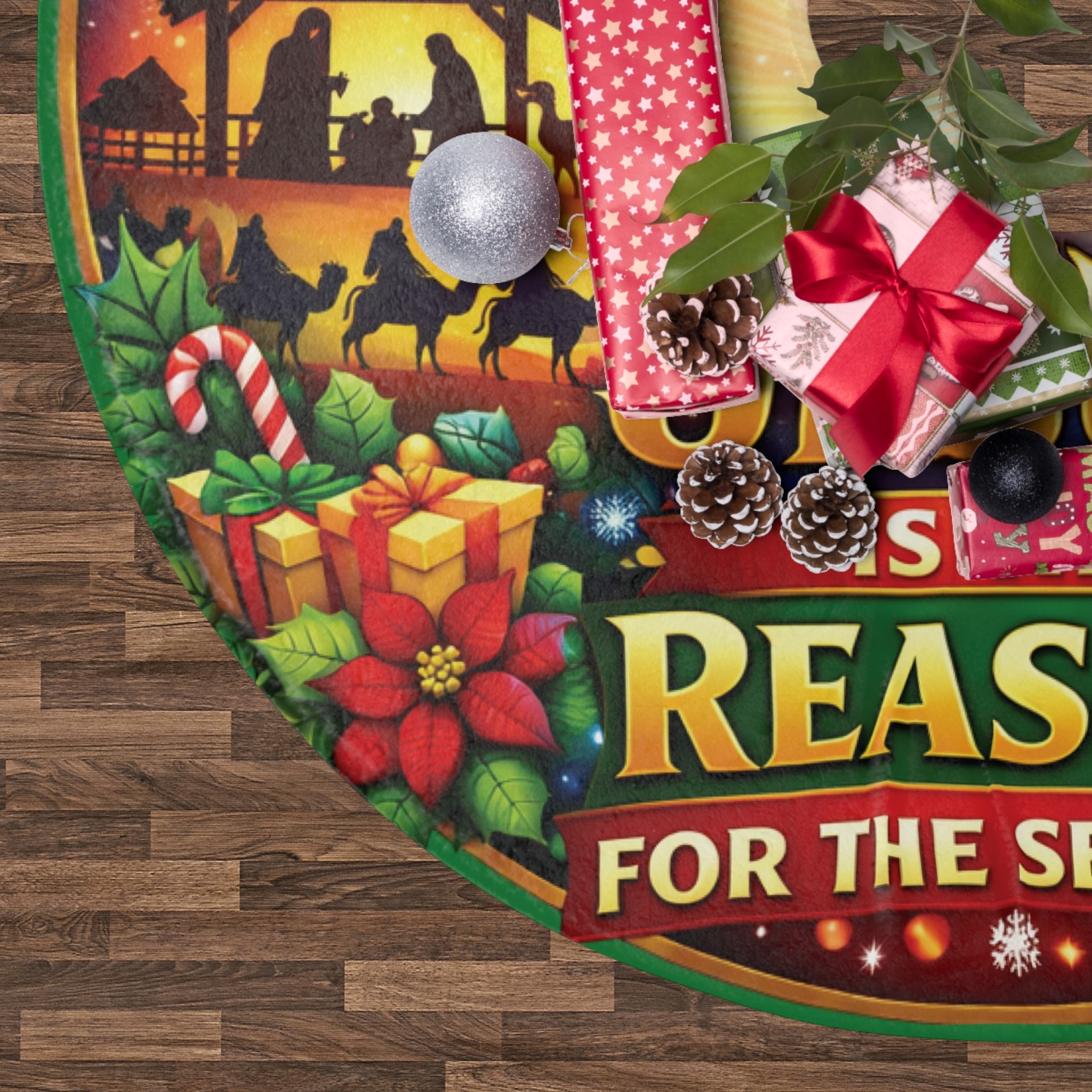 Custom Christmas Tree Skirts product thumbnail image