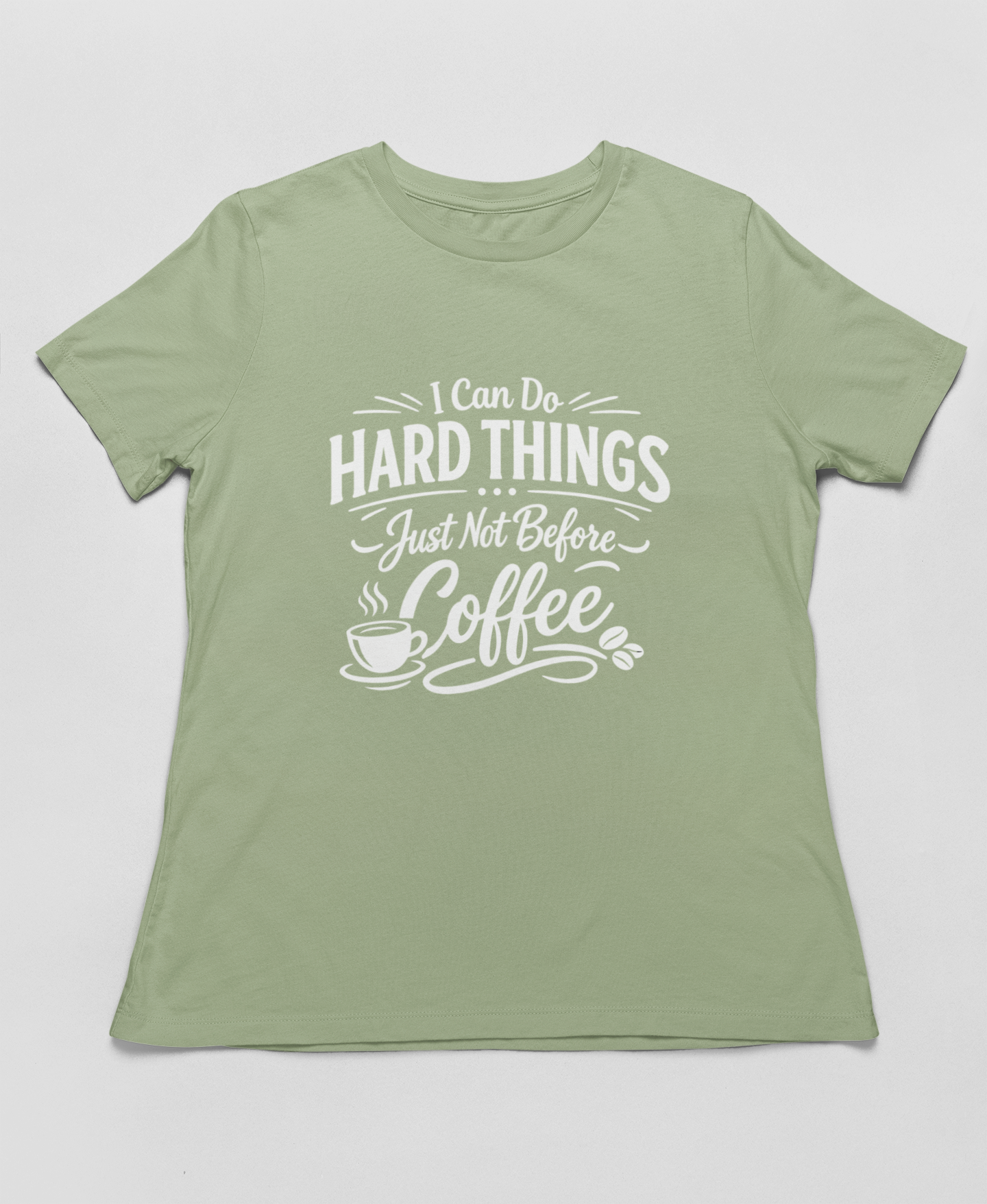 Coffee First, Then Hard Things Tee – Motivational Graphic Shirt for Women product thumbnail image
