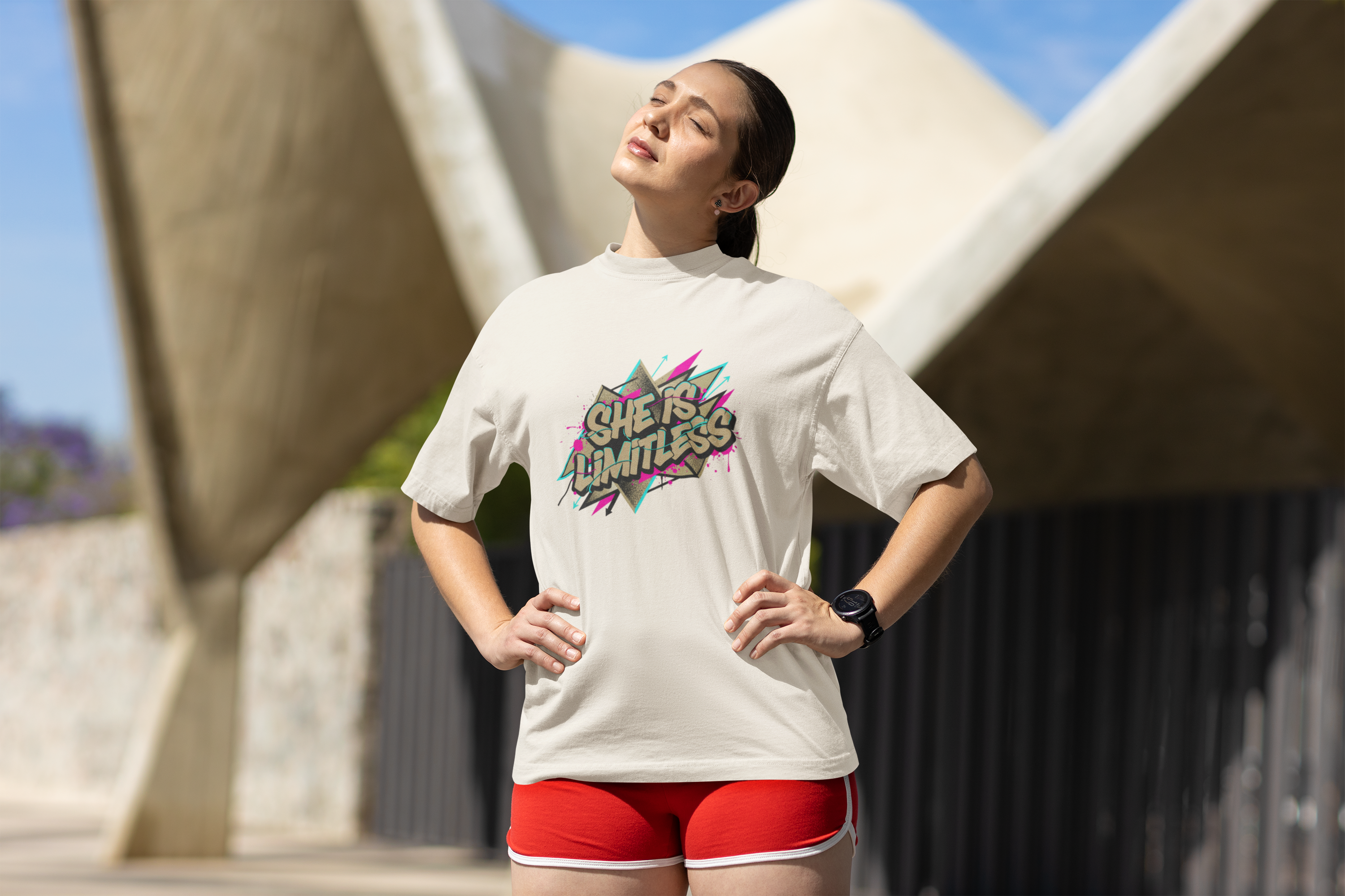 Limitless Empowerment Tee – Confidence &amp; Self-Worth Shirt for Women | Inspirational Graphic T-Shirt product thumbnail image