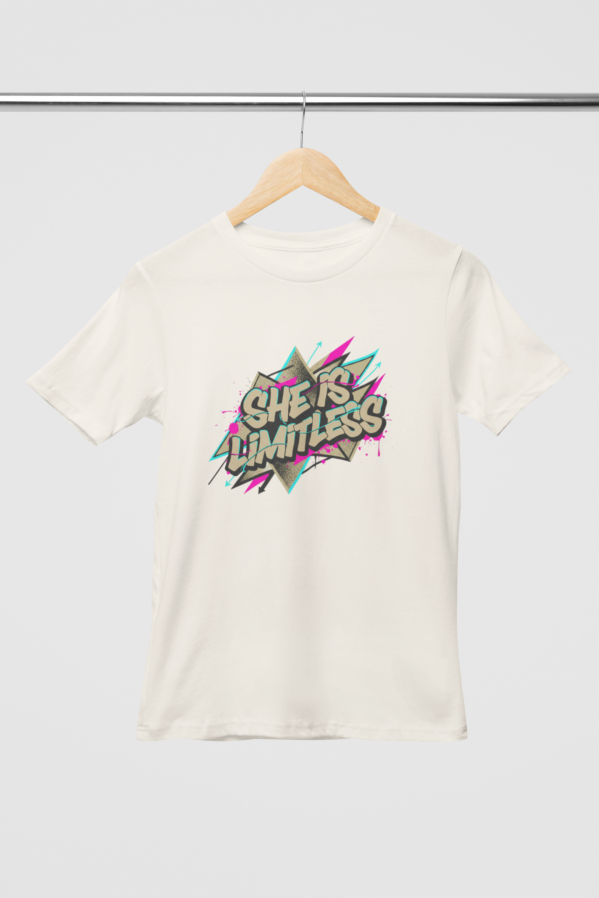 Limitless Empowerment Tee – Confidence &amp; Self-Worth Shirt for Women | Inspirational Graphic T-Shirt product thumbnail image