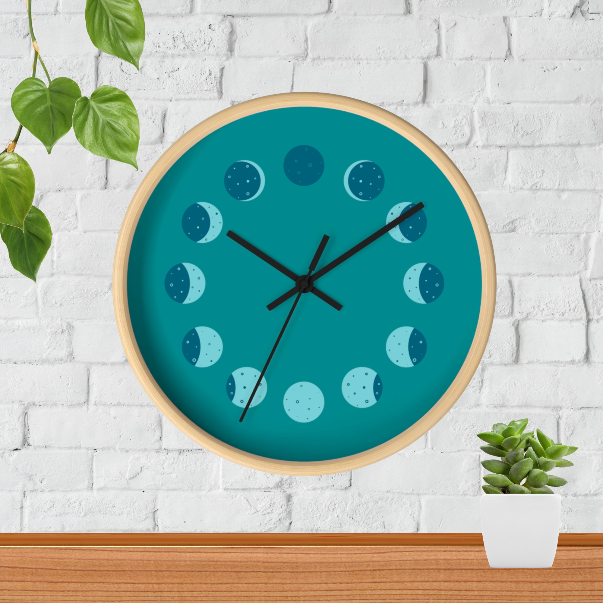Many Moons Wall Clock product thumbnail image Many Moons Wall Clock product thumbnail image