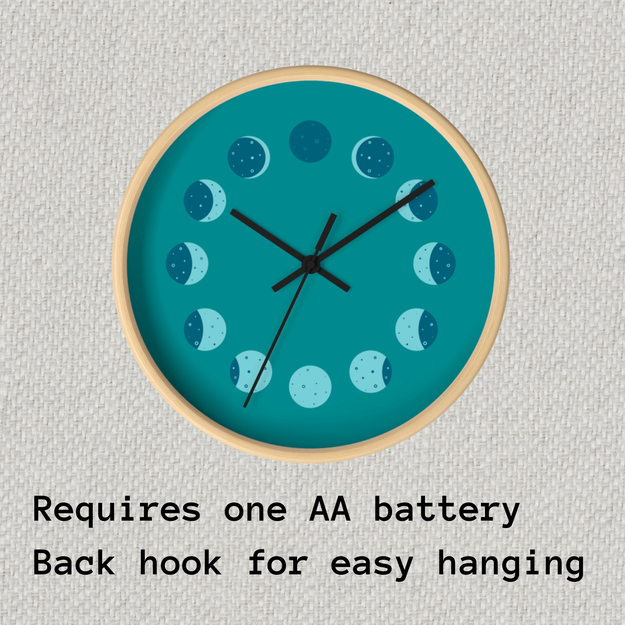 Many Moons Wall Clock product thumbnail image Many Moons Wall Clock product thumbnail image