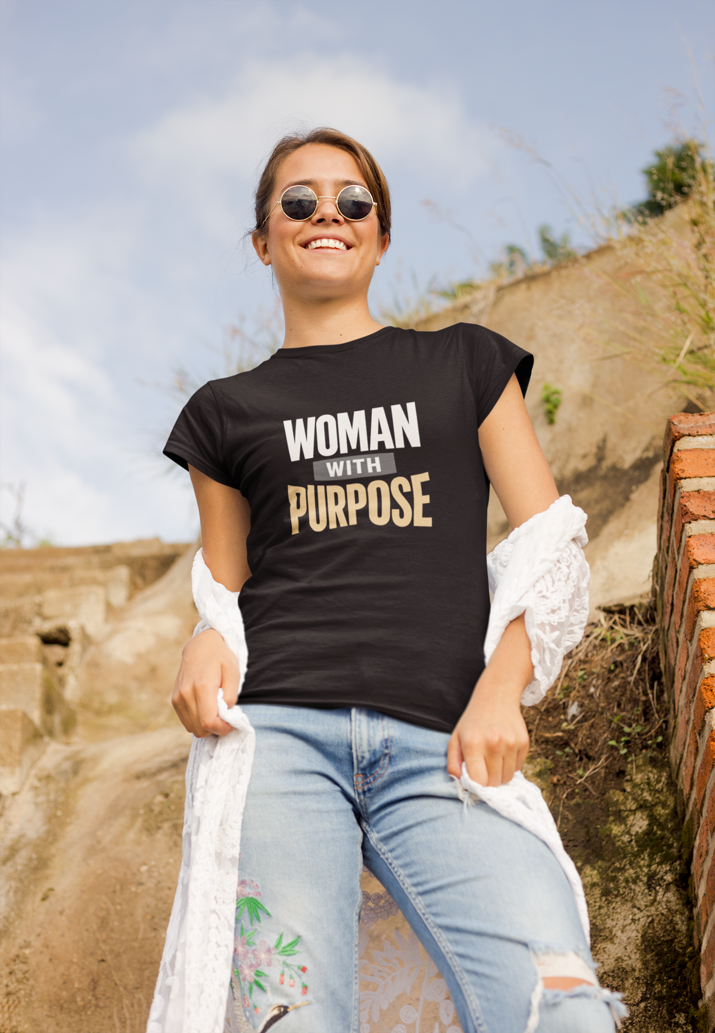 Empowered Woman Tee – Confidence & Self-Worth Shirt for Women | Inspirational Graphic T-Shirt product thumbnail image Empowered Woman Tee – Confidence & Self-Worth Shirt for Women | Inspirational Graphic T-Shirt product thumbnail image