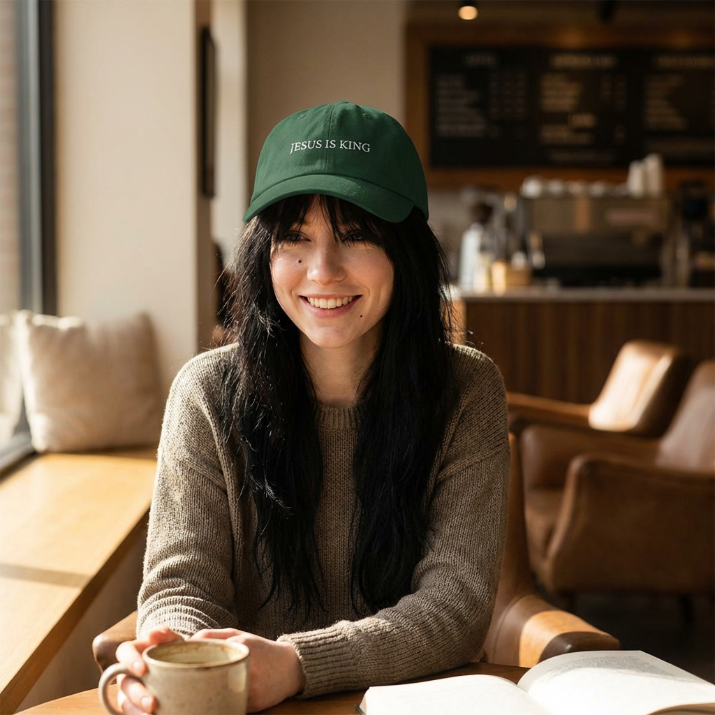 Jesus Is King Dad Cap product thumbnail image