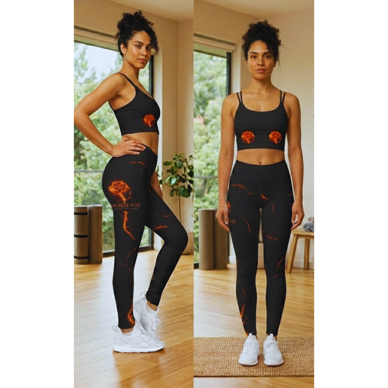 Concrete Rose | Pressure Leggings Luxe product thumbnail image Concrete Rose | Pressure Leggings Luxe product thumbnail image