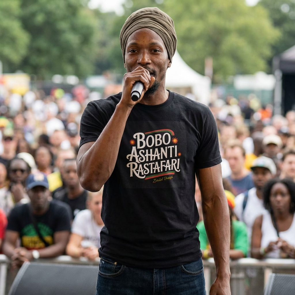 Bobo Ashanti, Rastafari, Tee - Rastawear product thumbnail image