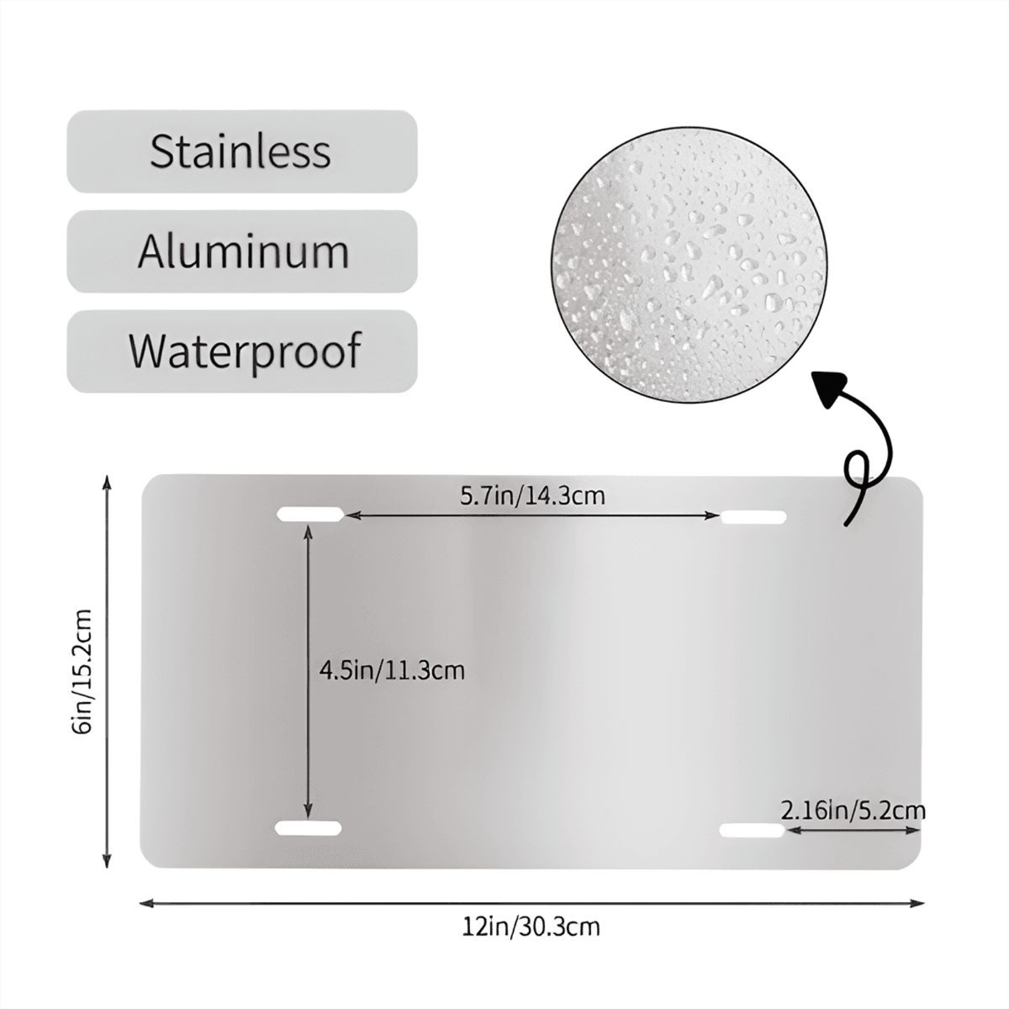 Something Good Car Novelty Front License Plate Decorative Car Accessory product thumbnail image