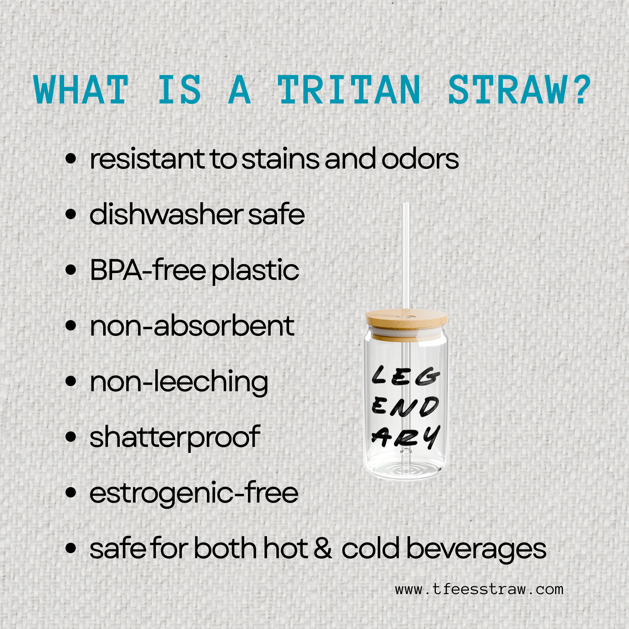 Legendary Glass Tumbler with Straw & Bamboo Lid product thumbnail image Legendary Glass Tumbler with Straw & Bamboo Lid product thumbnail image