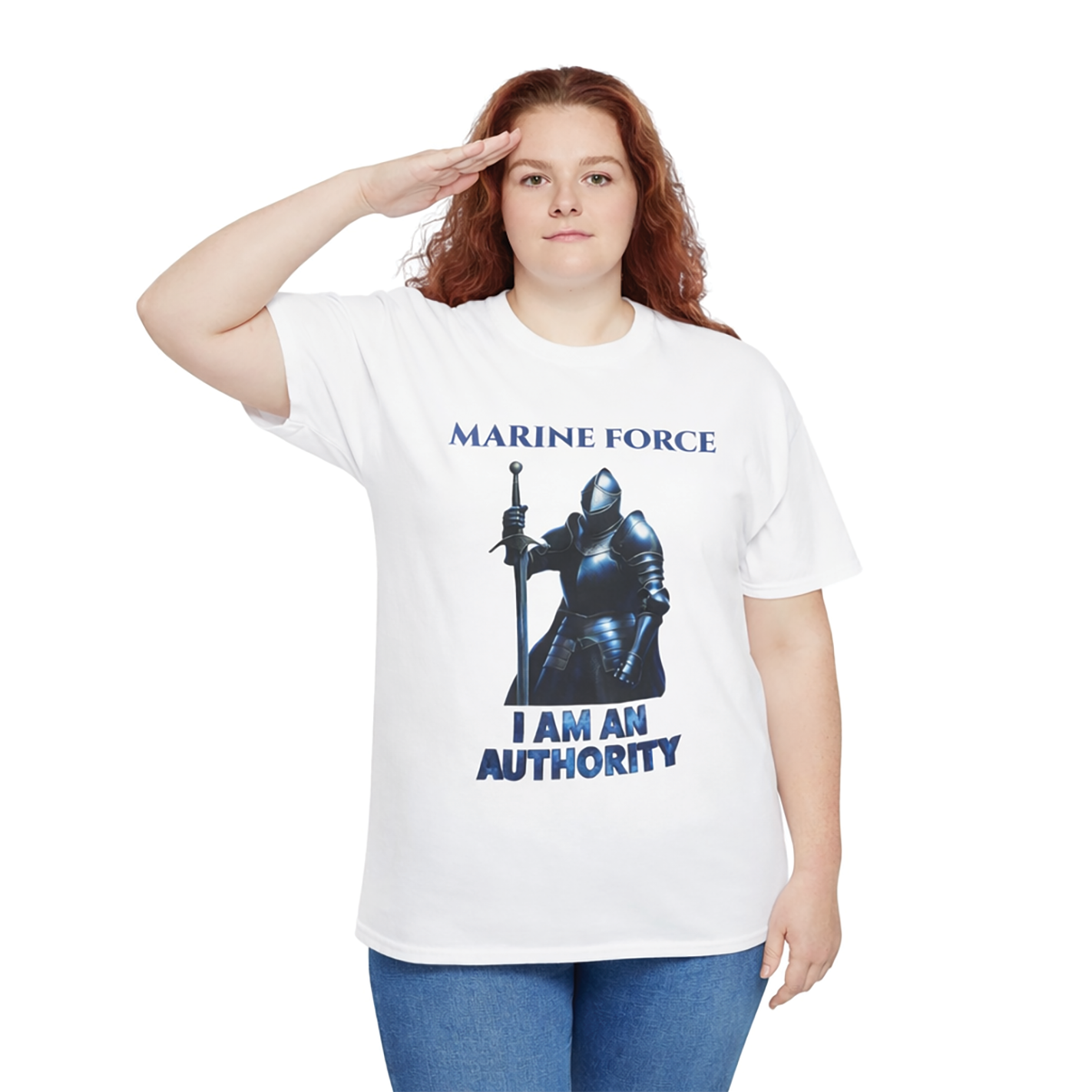 T-shirt of the Authorities (Marine Force) – Unisex product thumbnail image