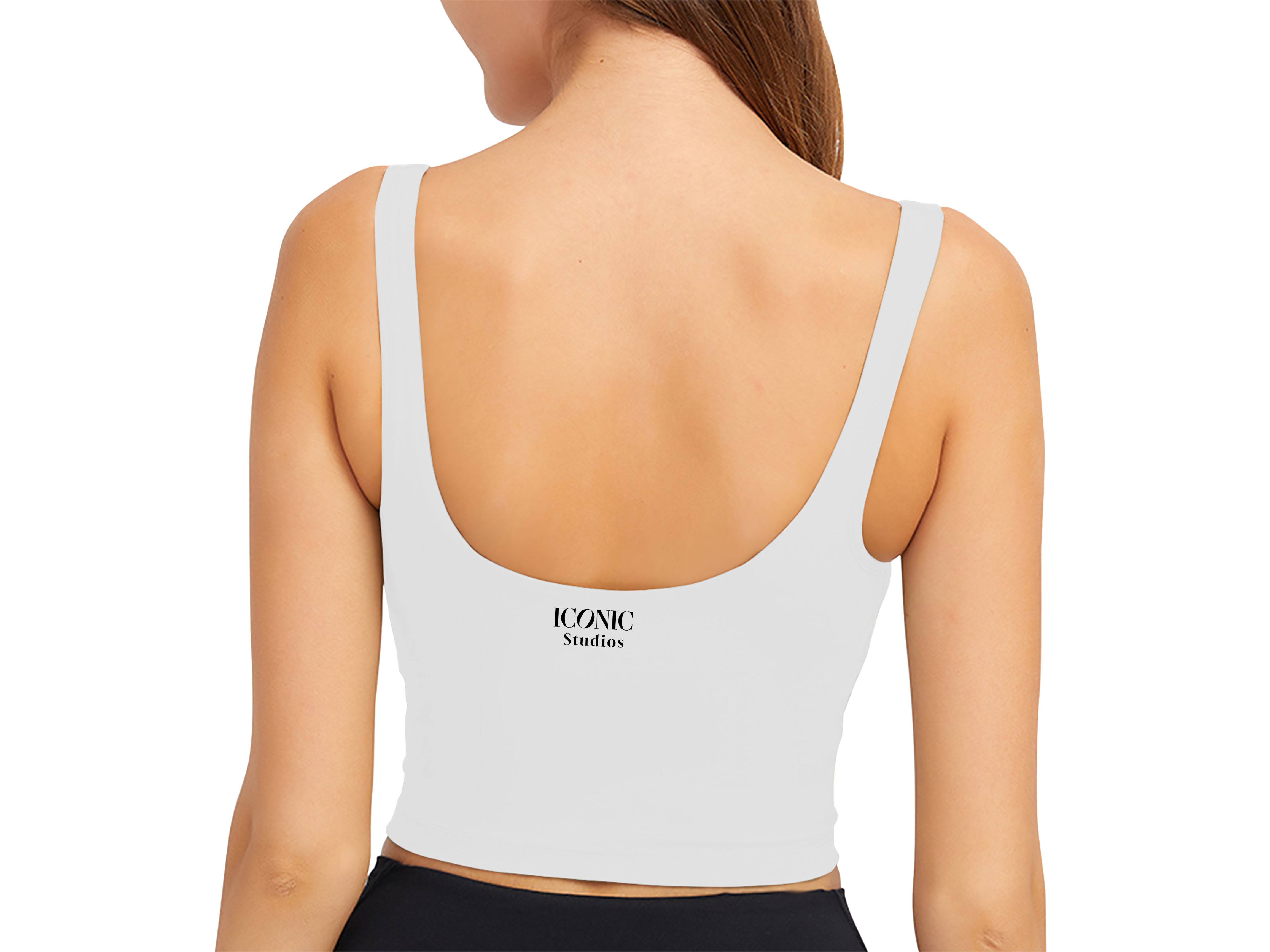 Iconic Studios Sports Bra — Orange Spice product thumbnail image Iconic Studios Sports Bra — Orange Spice product thumbnail image