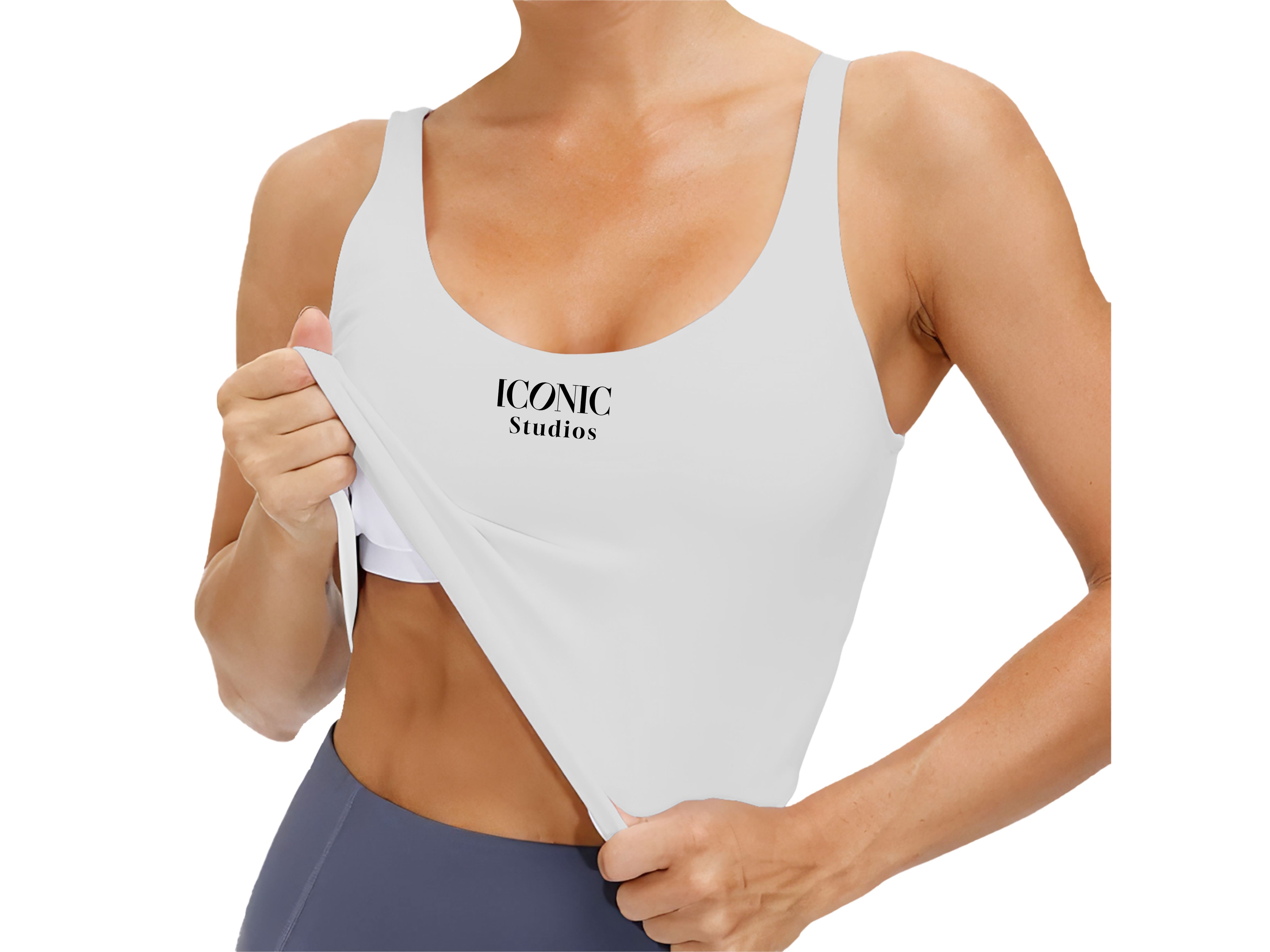 Iconic Studios Sports Bra — Creamy Oat product thumbnail image