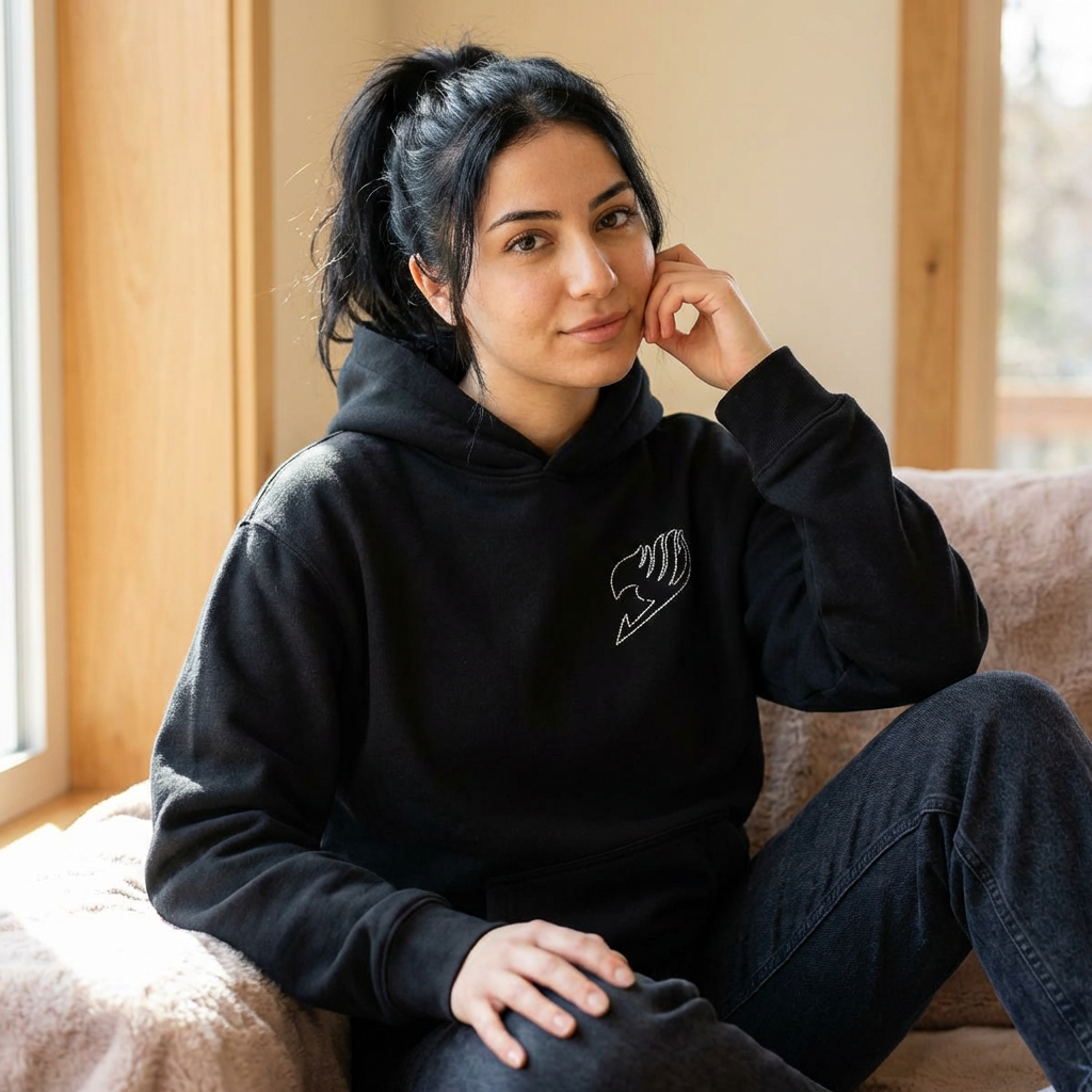 Hoodie — Minimal Meteor Logo Relaxed Hoodie product thumbnail image