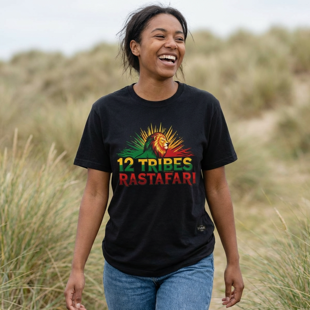 12 Tribes Rastafari tee product thumbnail image 12 Tribes Rastafari tee product thumbnail image