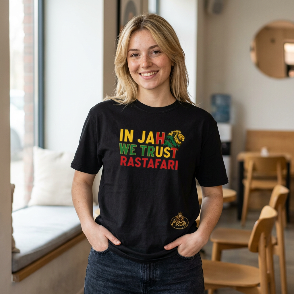  In Jah We Trust, Rastafari, Tee product thumbnail image