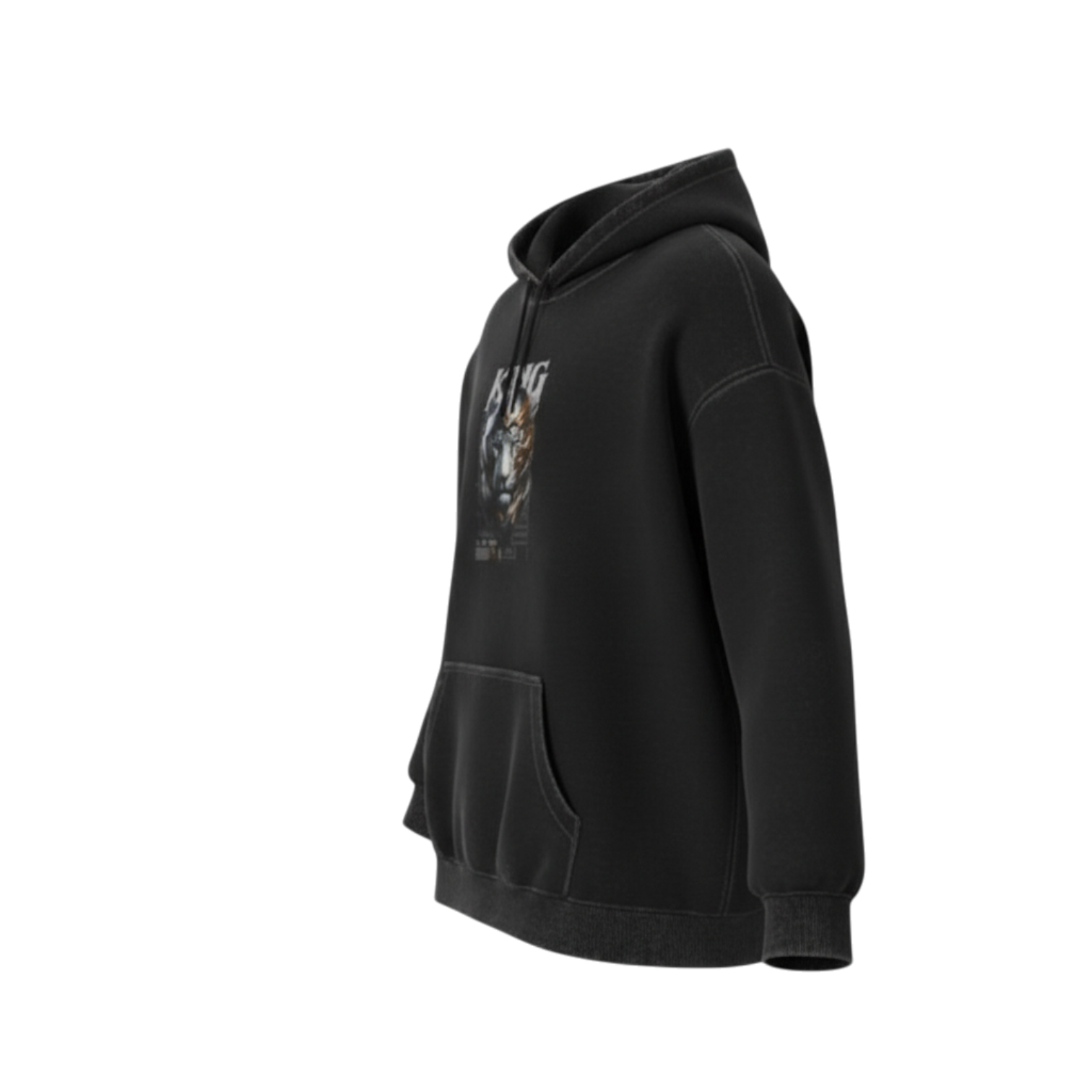 Fierce Tiger Face Hoodie FS™ product thumbnail image