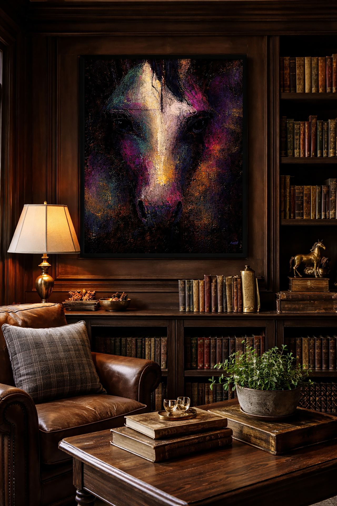 Abstract Horse Matte Canvas Print product thumbnail image Abstract Horse Matte Canvas Print product thumbnail image