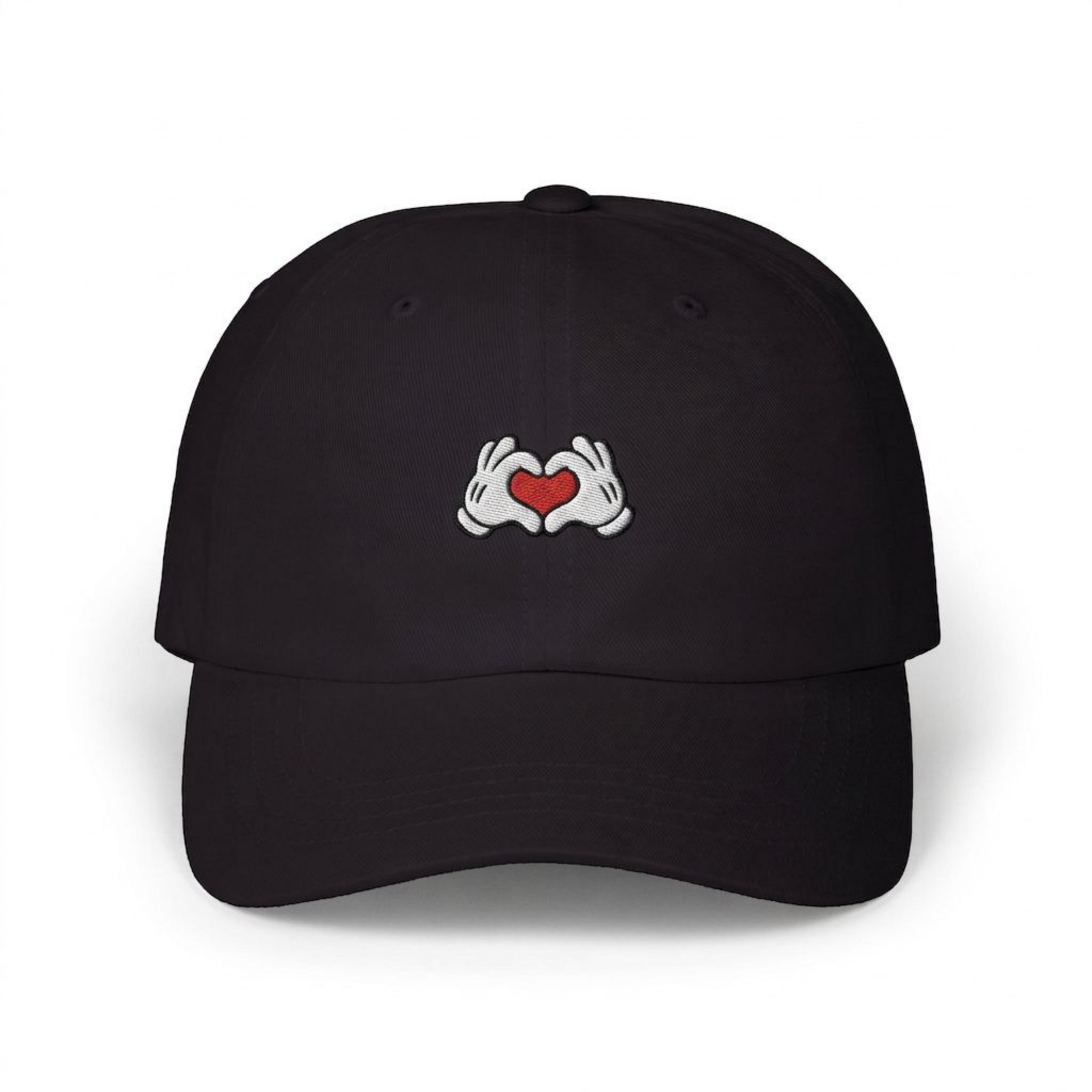 Heart Hands — Embroidered Dad Cap product thumbnail image Heart Hands — Embroidered Dad Cap product thumbnail image