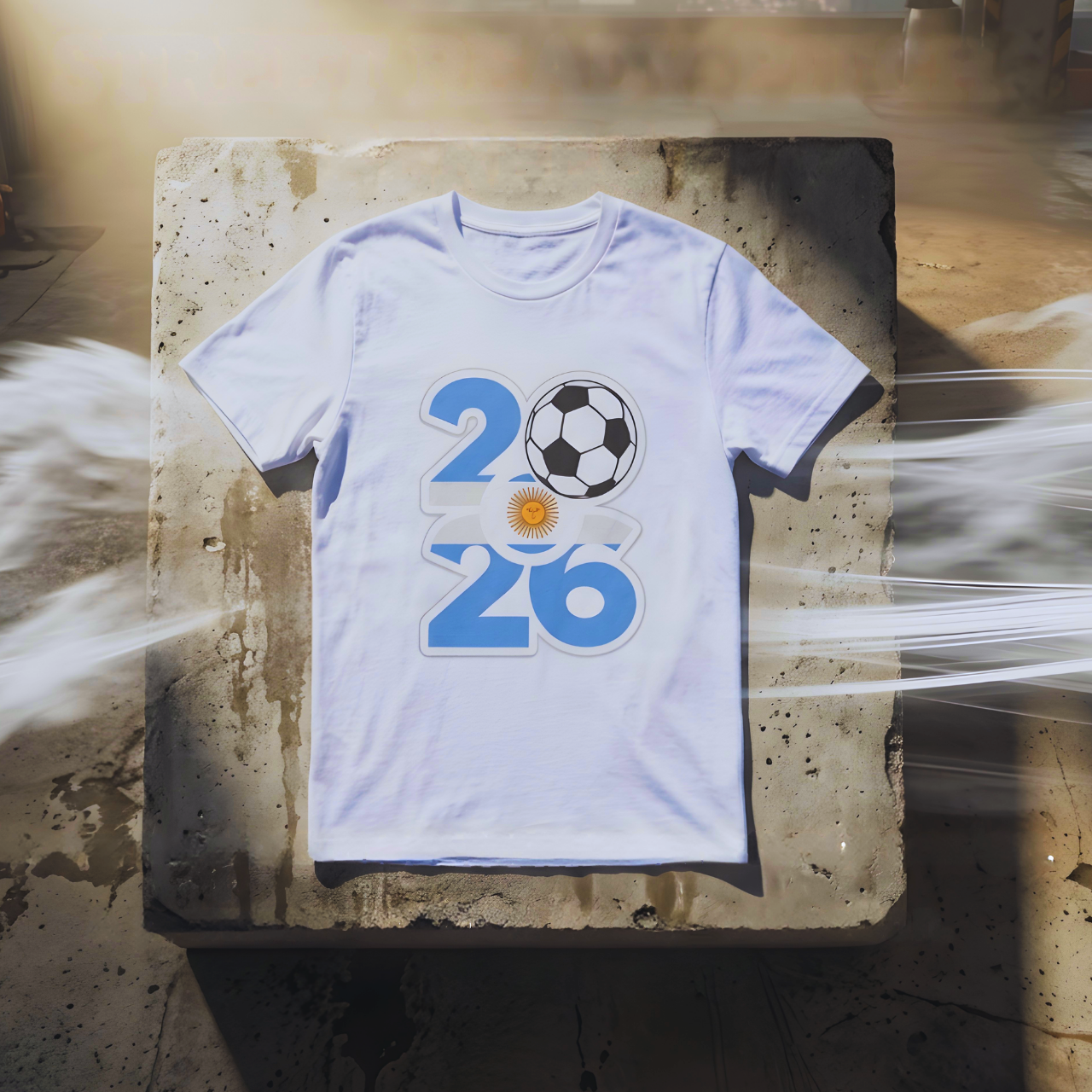 2026 Argentina Soccer T-Shirt — World Cup Football Fan Tee product thumbnail image 2026 Argentina Soccer T-Shirt — World Cup Football Fan Tee product thumbnail image