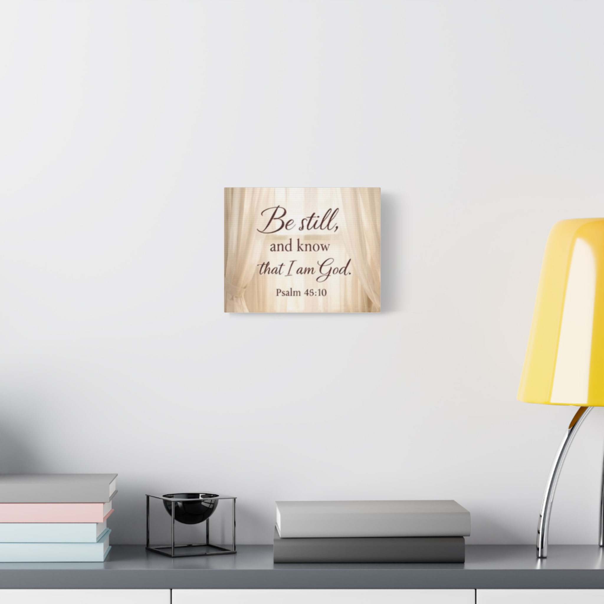 Be Still Psalm Canvas Wall Art — Inspirational Christian Home Decor product thumbnail image Be Still Psalm Canvas Wall Art — Inspirational Christian Home Decor product thumbnail image