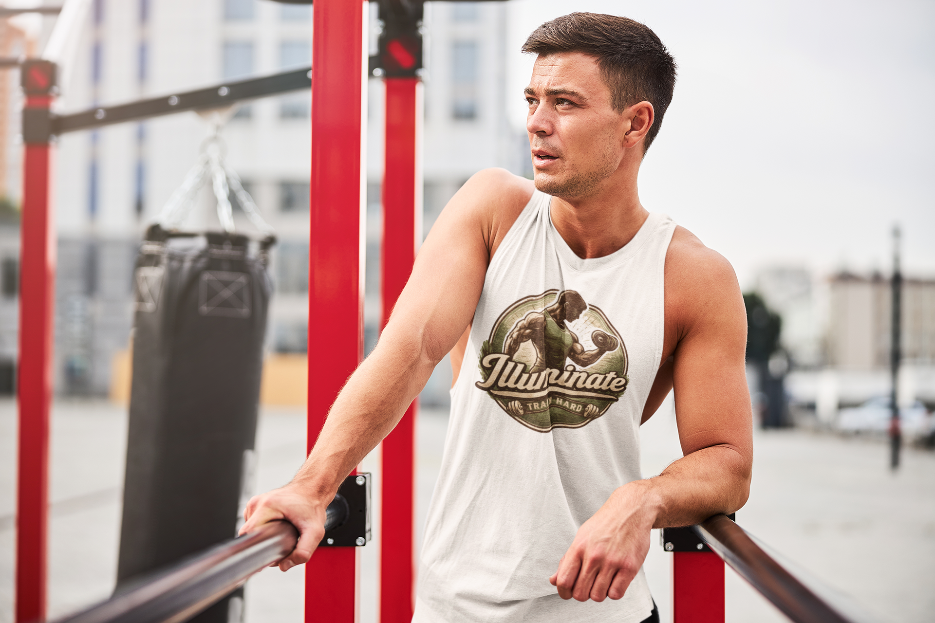 Illuminate Training Tank Top — "A Champion's Recipe" Fitness Tank product thumbnail image Illuminate Training Tank Top — "A Champion's Recipe" Fitness Tank product thumbnail image