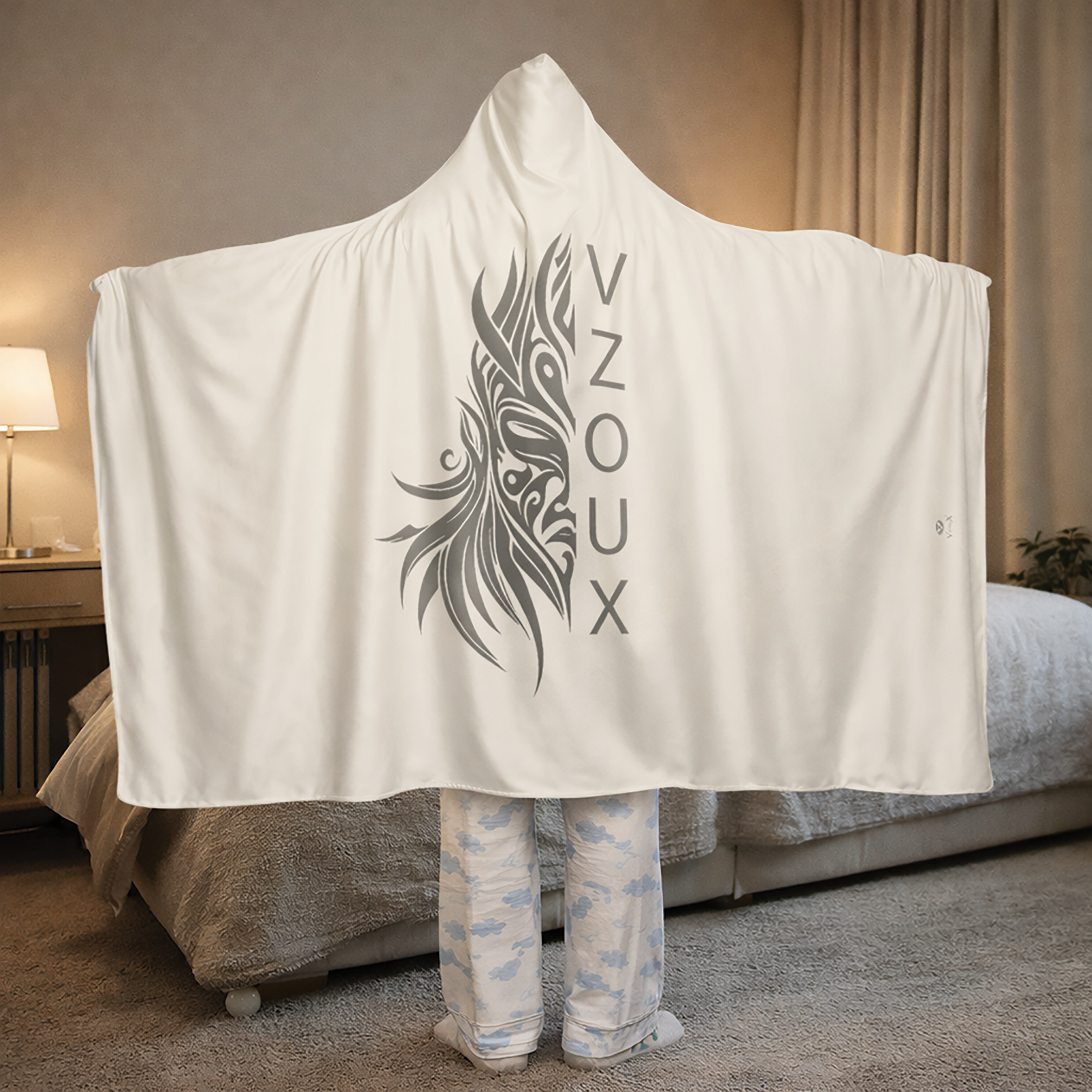  WING Hooded Blanket , Cozy Wearable Throw