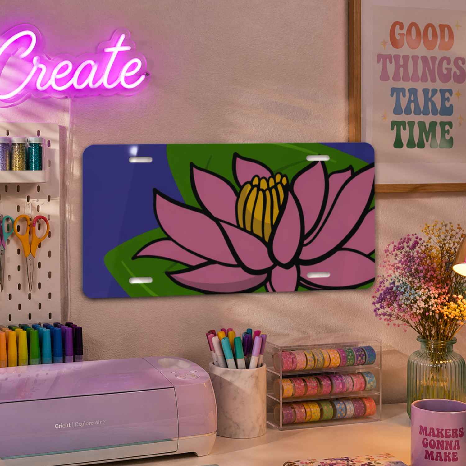 Lotus Front License Plate Decorative Car Accessory product thumbnail image Lotus Front License Plate Decorative Car Accessory product thumbnail image