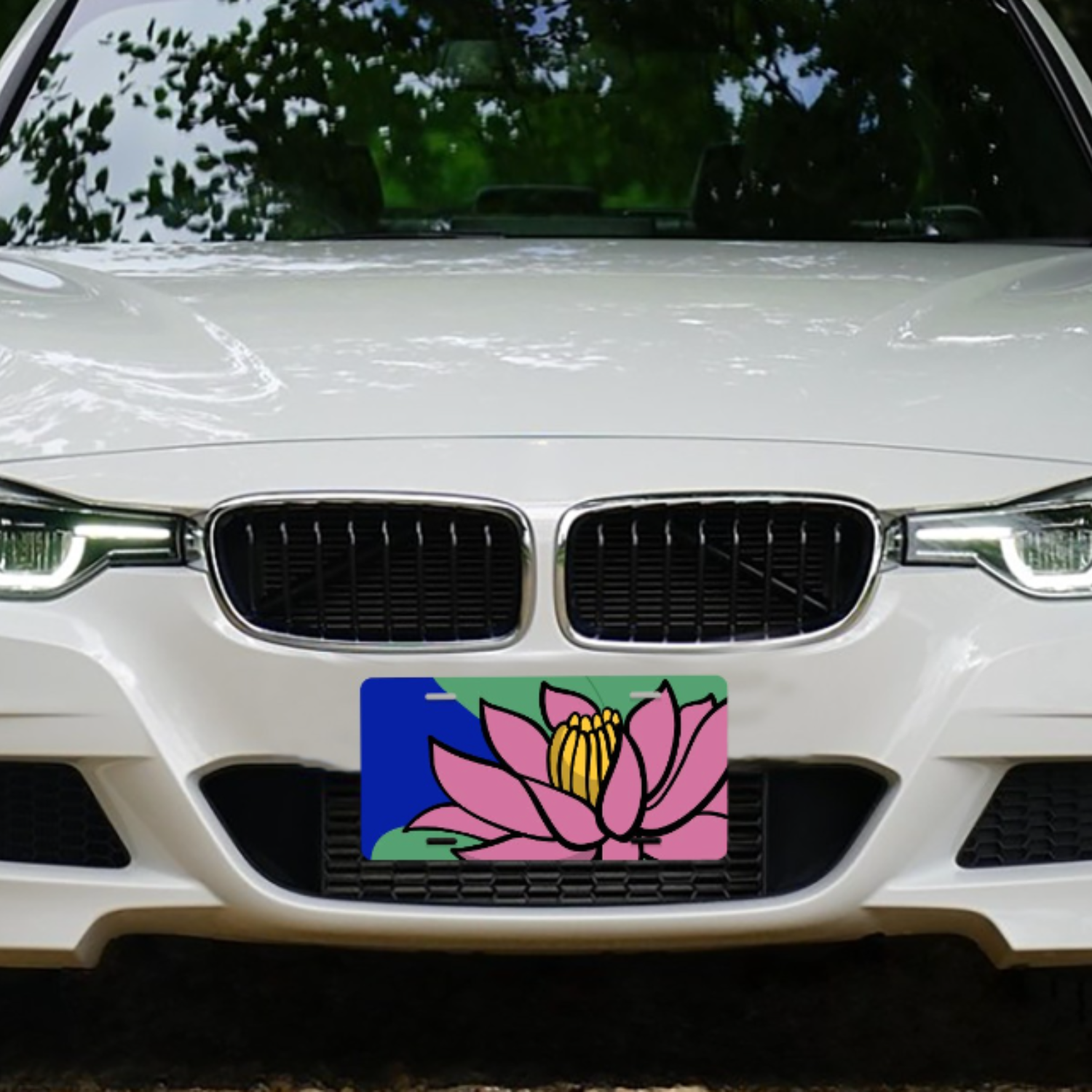 Lotus Front License Plate Decorative Car Accessory  product thumbnail image