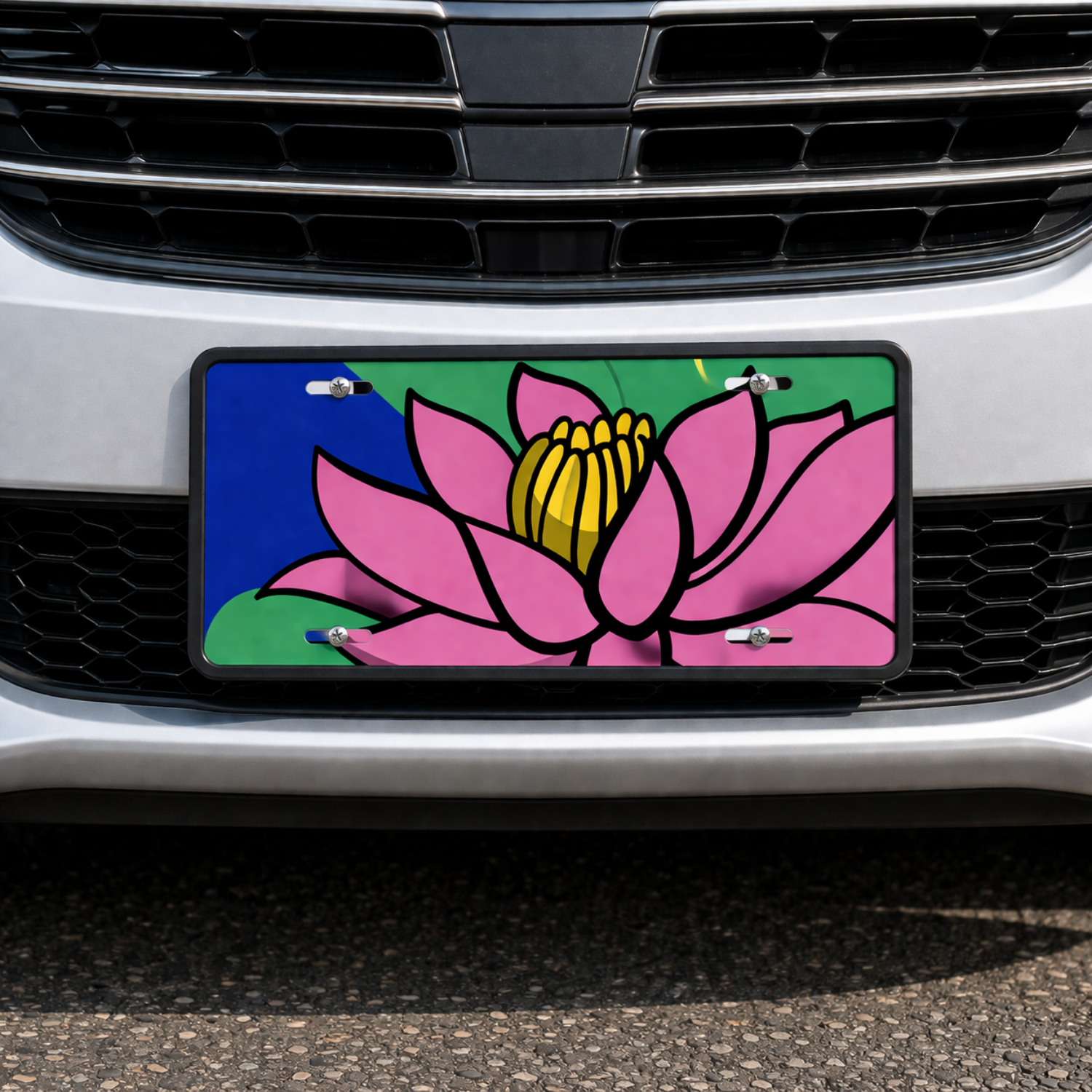 Lotus Front License Plate Decorative Car Accessory product thumbnail image Lotus Front License Plate Decorative Car Accessory product thumbnail image