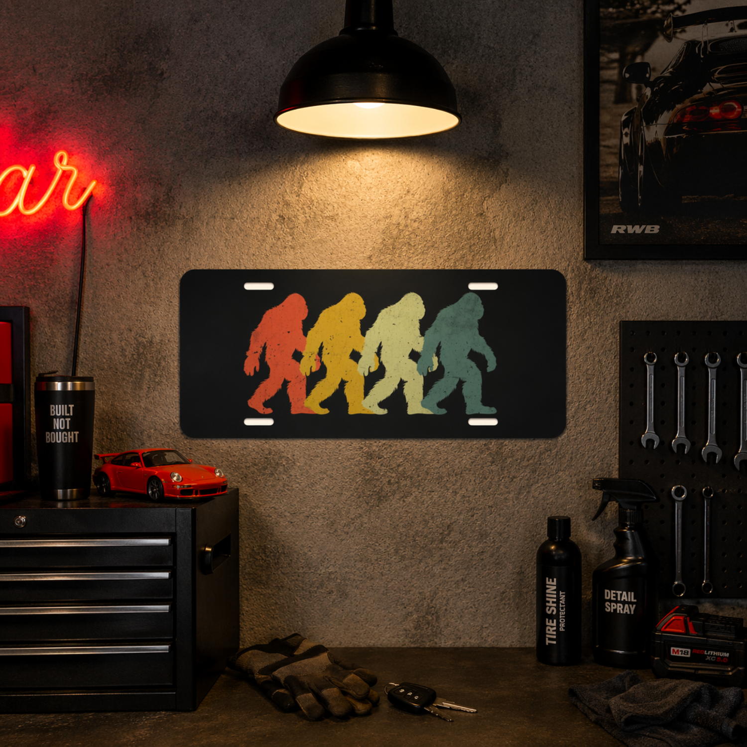 Sasquatch Beatle's Inspired Novelty Front License Plate Decorative Car Accessory product thumbnail image Sasquatch Beatle's Inspired Novelty Front License Plate Decorative Car Accessory product thumbnail image